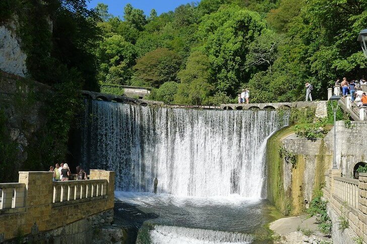 New Athos waterfall