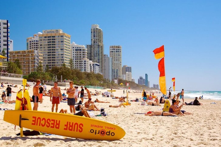 Plage de Surfers Paradise (Gold Coast)