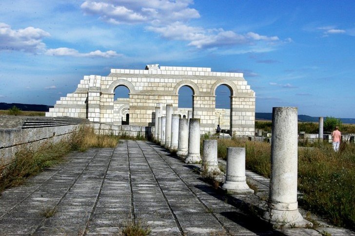 Ruinen des antiken Pliska