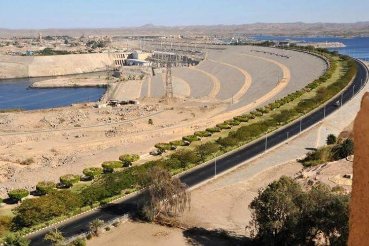 Aswan waterworks (dam)