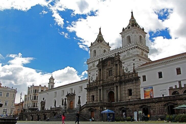Kirche von San Francisco in Quito