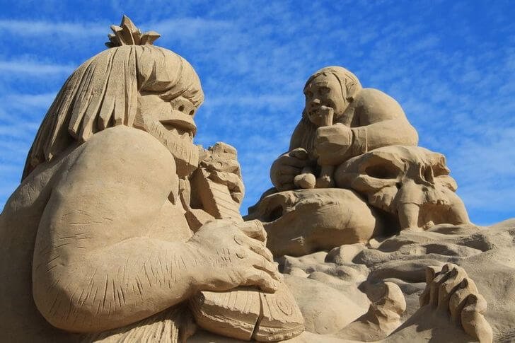 Festival de esculturas de arena