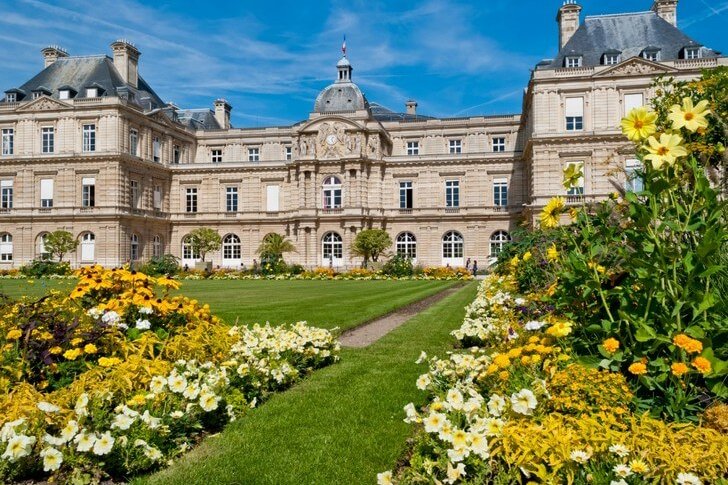Luxemburg-Gärten und -Palast