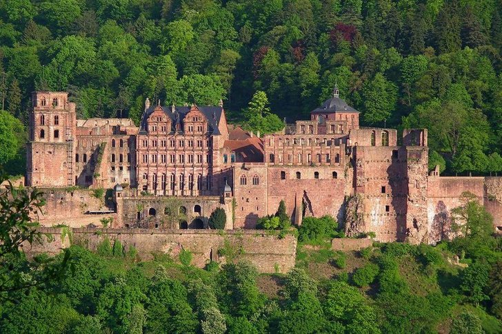 Zamek w heidelbergu