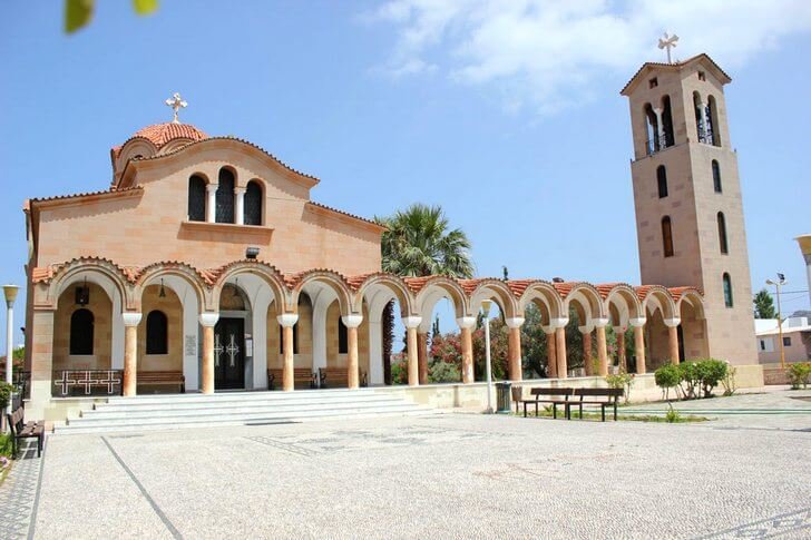Church of St. Nektarios in Faliraki
