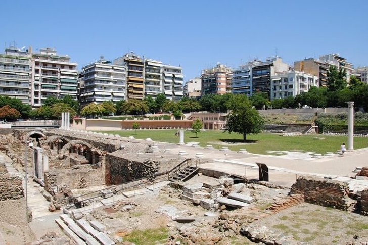 Agora grecque et forum romain