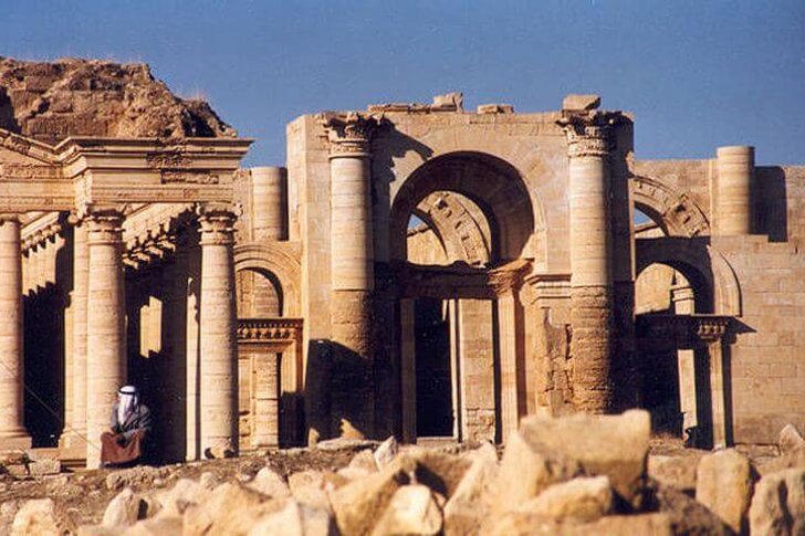 Ruiny starożytnego miasta Hatra
