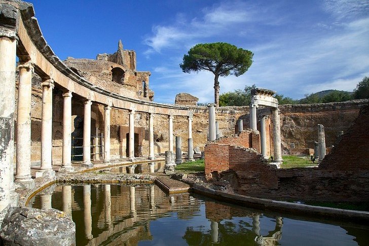 Villa van Hadrianus in Tivoli