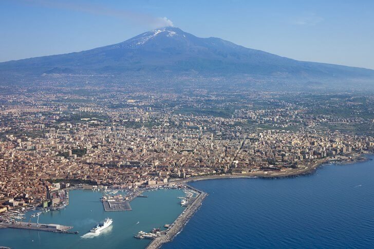 De berg Etna