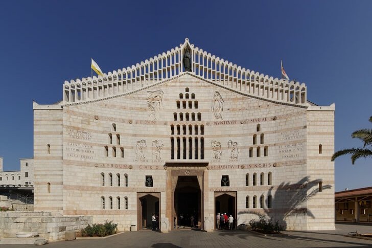 Basilica of the Annunciation in Nazareth