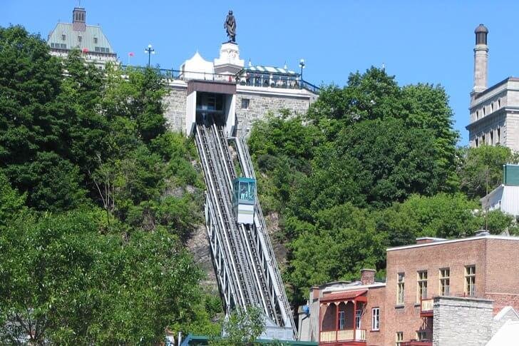 Funicular na Velha Quebec