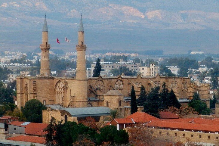 Mesquita Selimiye em Nicósia (Norte de Chipre)