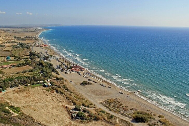 La spiaggia di Kourion