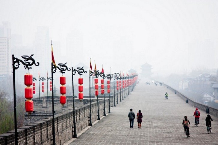 Stadsmuur in Xi'an