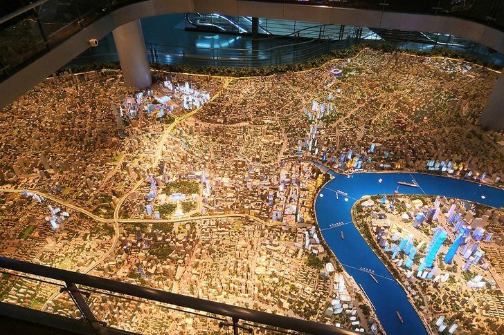 Centro de exposiciones de planificación urbana de Shanghái