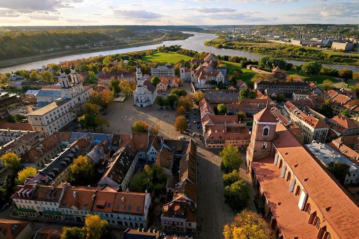Old town of Kaunas
