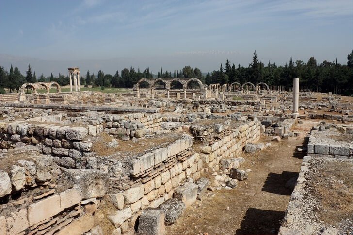 Ruins of the city of Anjar