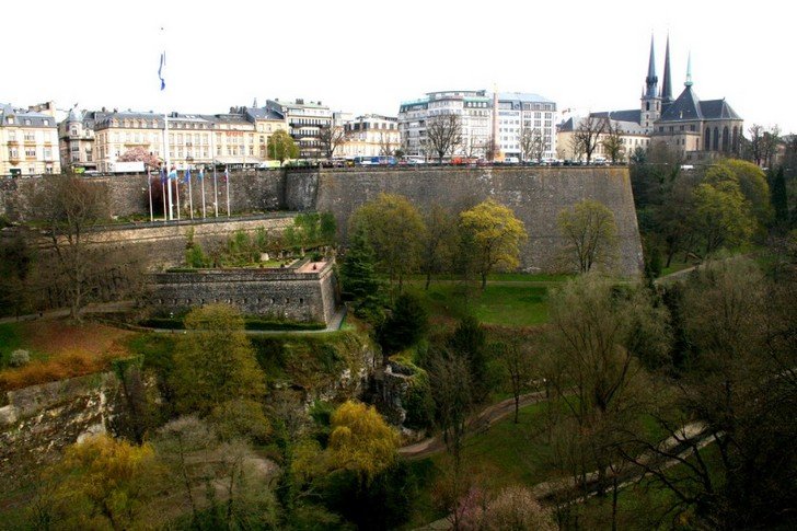 Старые кварталы и укрепления города Люксембург