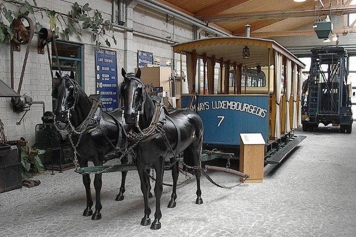 Museum van trams en bussen van de stad Luxemburg