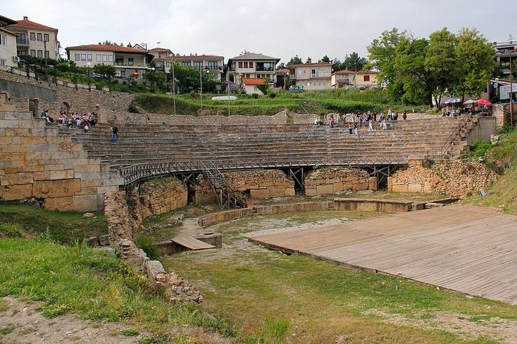 Antique amphitheater Ohrid