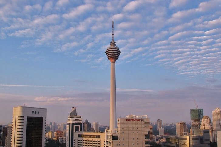 Torre della televisione di Menara a Kuala Lumpur