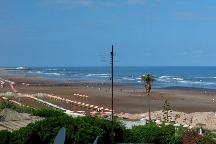 La spiaggia di Ain Diab