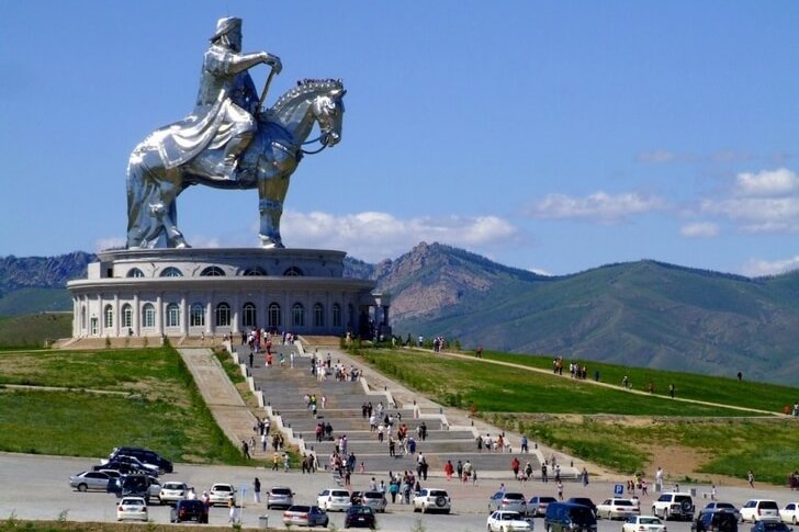 Monument to Genghis Khan (Statue in Tsongzhin Boldog)