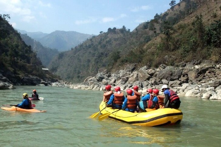 Rafting au Népal