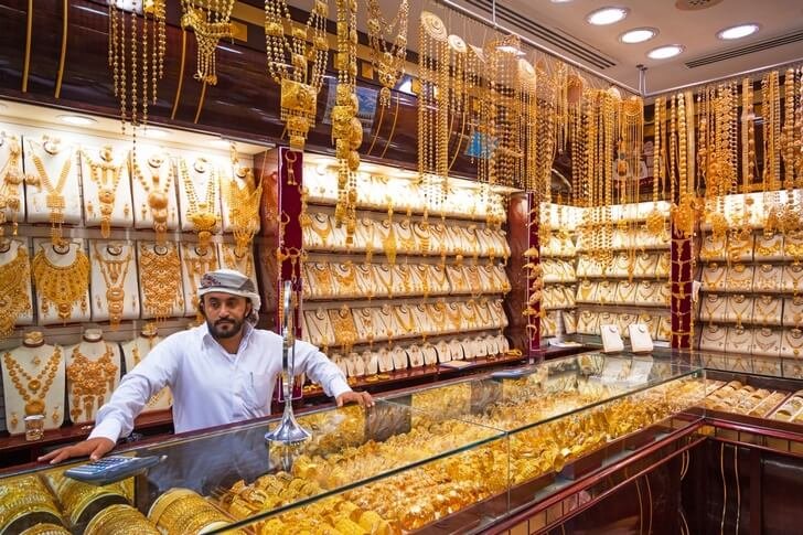 Zoco del oro en Dubái