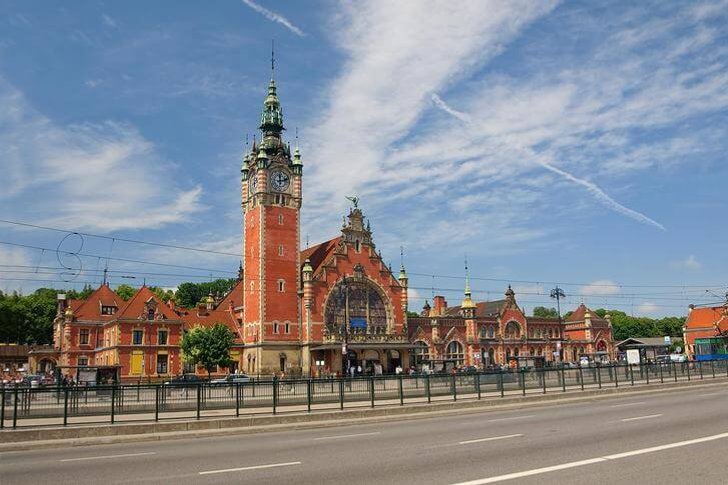 Estación de tren de gdansk