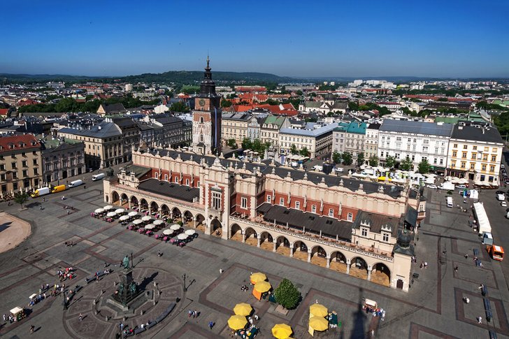 Plaza del Mercado y Lonja de los Paños (Cracovia)