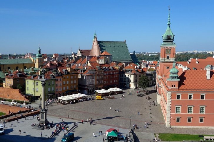 Oude stad van Warschau