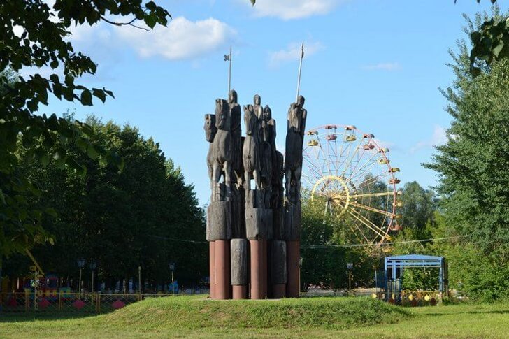 Park them. 500th anniversary of Cheboksary