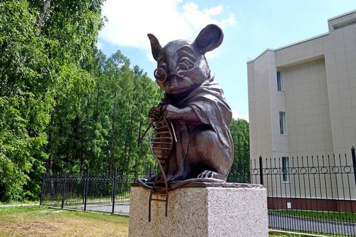 Monument à la souris de laboratoire