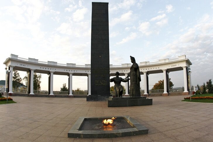 Monument to the soldiers of Mordovia, who fell during the Second World War