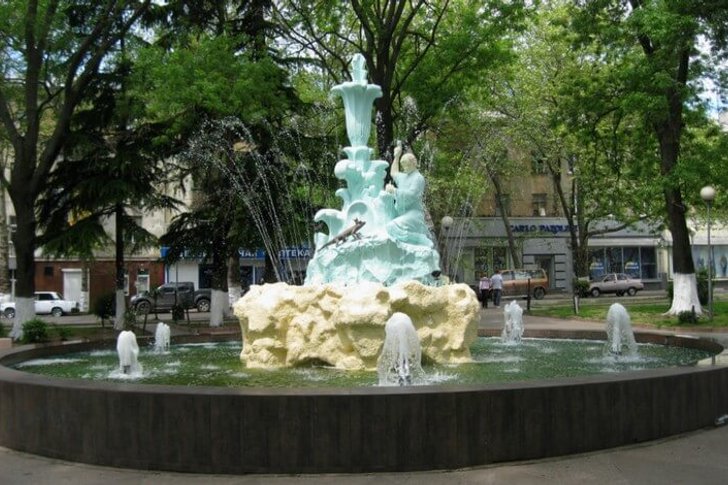 喷泉“石花”