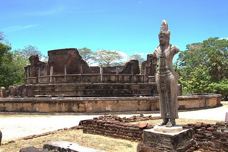 De oude stad Polonnaruwa
