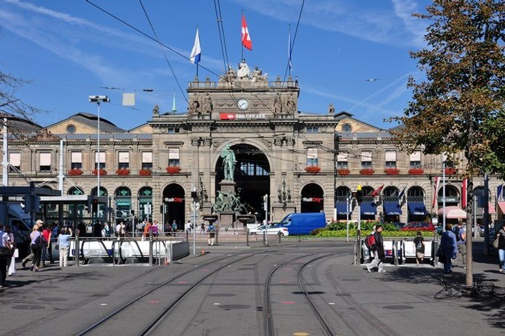 Dworzec kolejowy w Zurychu