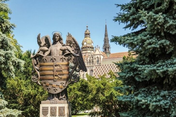 Denkmal „Wappen von Košice“