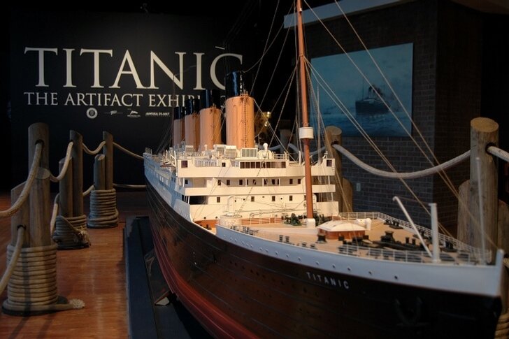 Exposición de artefactos del Titanic