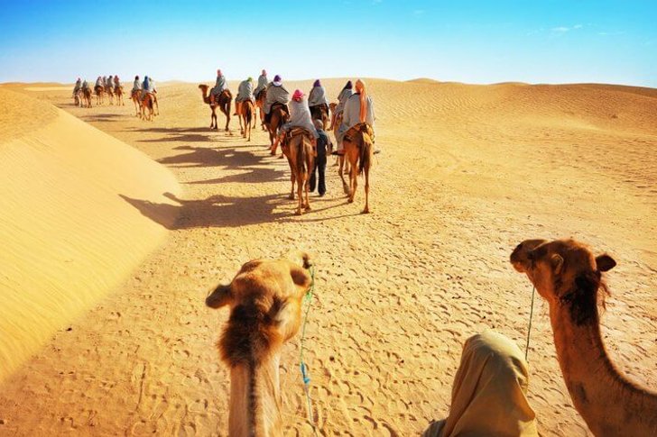 Deserto del Sahara in Tunisia