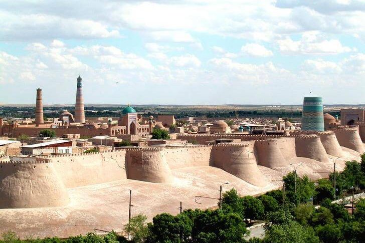 Fortaleza de Ichan-Kala em Khiva