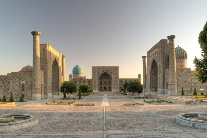Plac Registan w Samarkandzie