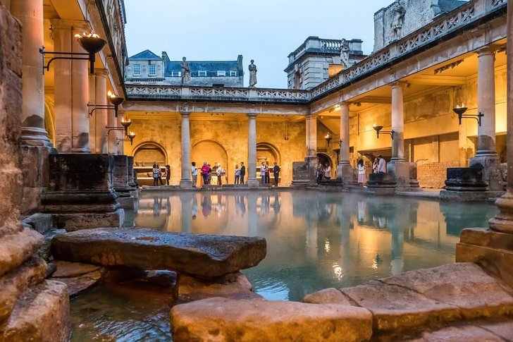 Bains romains à Bath