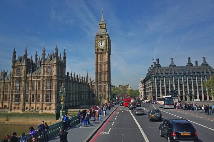 Paleis van Westminster en de Big Ben