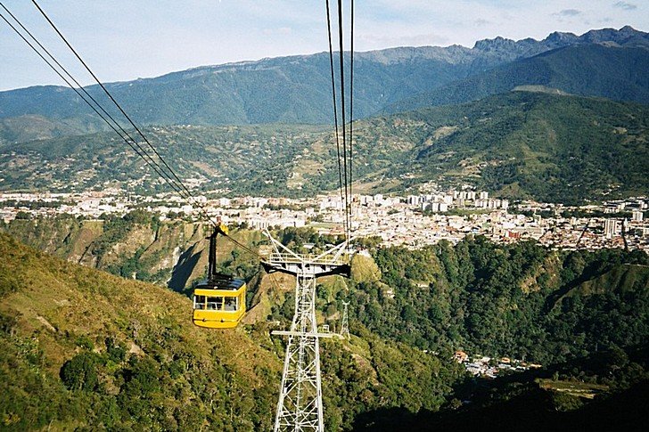 Cable car in Merida